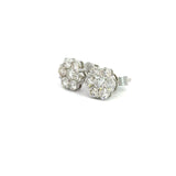 1.00 CTTW Cluster Earrings
