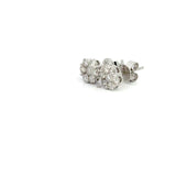 0.75 CTTW Cluster Earrings