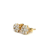 0.75 CTTW Cluster Earrings