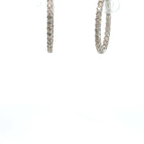 3.00 CTTW Hoops Earrings