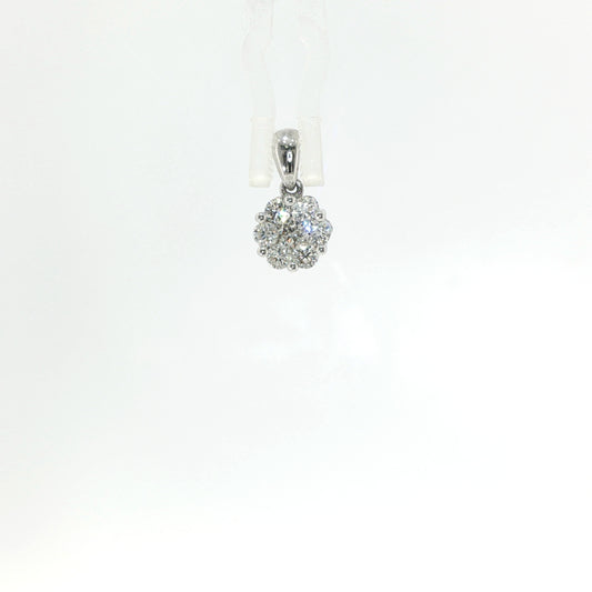 0.50 CTTW Cluster Pendant