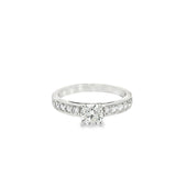 1.00 CTTW Accented Solitaire Ring