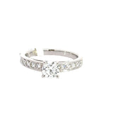 1.00 CTTW Accented Solitaire Ring