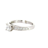 1.00 CTTW Accented Solitaire Ring
