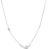 0.25 CTTW Station Necklace