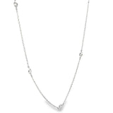 0.25 CTTW Station Necklace