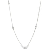 0.25 CTTW Station Necklace
