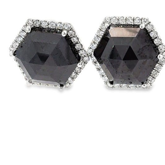 16.38 CTTW Halo Earrings