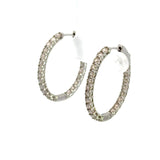 3.00 CTTW Hoops Earrings