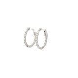 1.00 CTTW Hoops Earrings