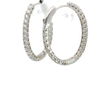 2.00 CTTW Hoops Earrings