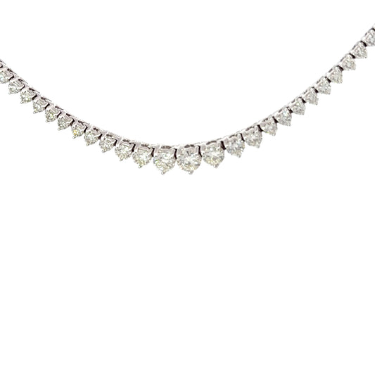 6.43 CTTW Graduated/Riviera Necklace