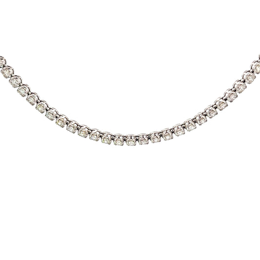 14.14 CTTW Straight-line Necklace