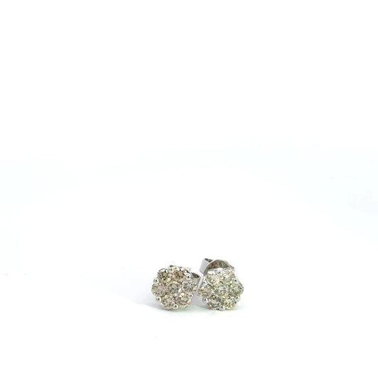 0.75 CTTW Cluster Earrings
