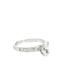 1.00 CTTW Accented Solitaire Ring