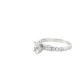 1.00 CTTW Accented Solitaire Ring