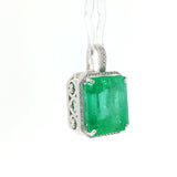 0.37 CTTW Halo Pendant