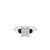 2.16 CTTW 3 Stone Ring