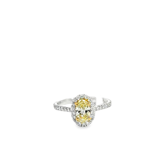 0.96 CTTW Halo Ring