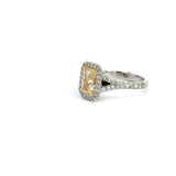 1.45 CTTW Halo Ring