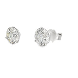 4.08 CTTW Studs Earrings