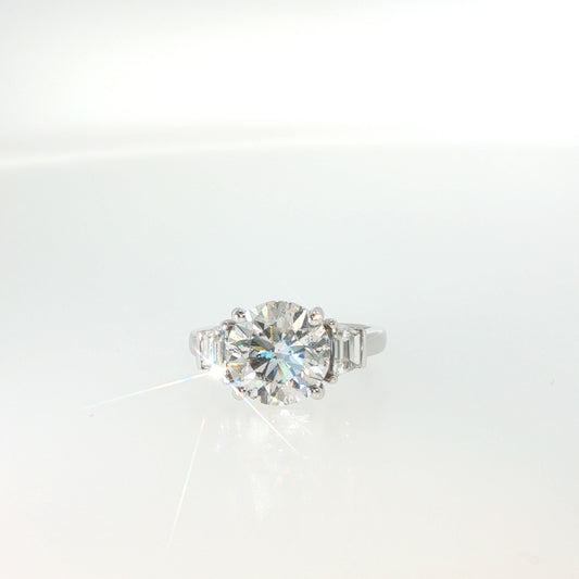 4.41 CTTW 3 Stone Ring
