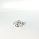 4.41 CTTW 3 Stone Ring