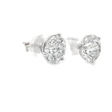 6.87 CTTW Studs Earrings