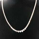 10.00 CTTW Graduated/Riviera Necklace