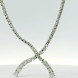 8.22 CTTW Wishbone Necklace