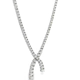 8.22 CTTW Wishbone Necklace