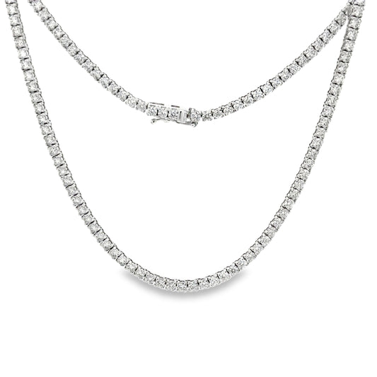 6.85 CTTW Straight-line Necklace