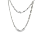 6.85 CTTW Straight-line Necklace