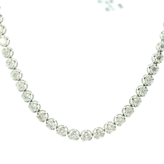 10.00 CTTW Straight-line Necklace