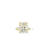 8.16 CTTW Accented Solitaire Ring