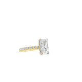 3.68 CTTW Accented Solitaire Ring