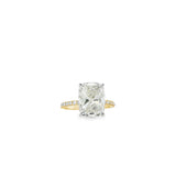 4.51 CTTW Accented Solitaire Ring