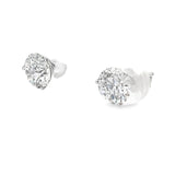 2.08 CTTW Studs Earrings