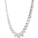 15.00 CTTW Graduated/Riviera Necklace