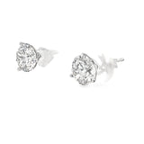 2.06 CTTW Solitaire Earrings
