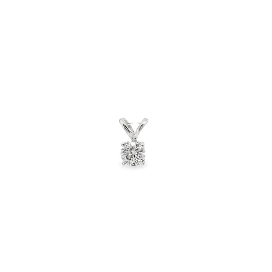 0.80 CTTW Solitaire Pendant