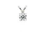 0.80 CTTW Solitaire Pendant
