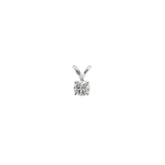 0.74 CTTW Solitaire Pendant