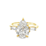 3.95 CTTW 3 Stone Ring
