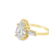 3.95 CTTW 3 Stone Ring