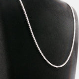 8.13 CTTW Straight-line Necklace