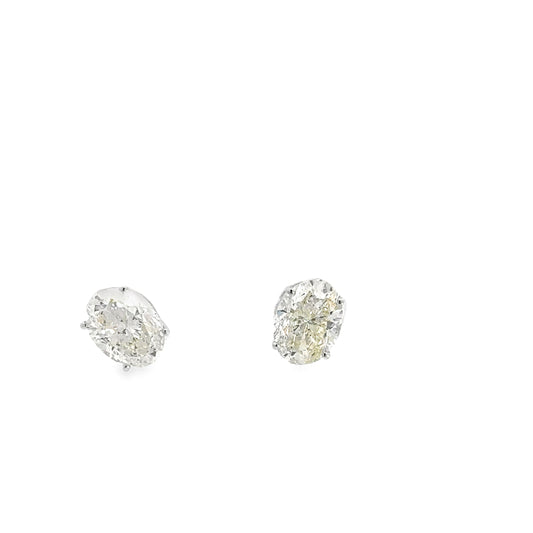3.09 CTTW Studs Earrings