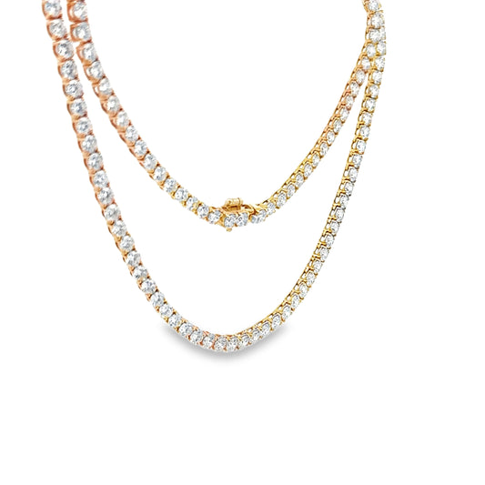 15.00 CTTW Straight-line Necklace