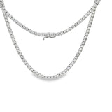 8.52 CTTW Straight-line Necklace