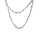 8.52 CTTW Straight-line Necklace